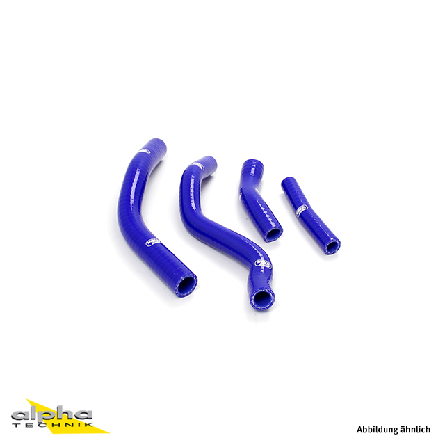 Kit de mangueras de silicona SAMCO SPORT Diseño OEM azul para Yamaha YZ250F año del modelo 2014-2018