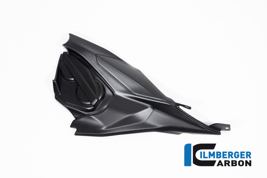 Ilmberger Carbon carenado trasero chasis con cubierta de culata lado izquierdo, mate, Ducati Streetfighter V2, 2022-