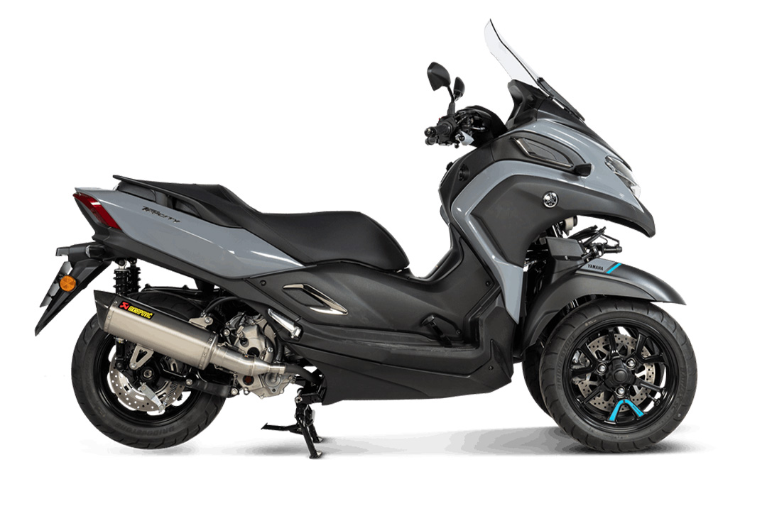 Escape Akrapovic Slip-On Line (SS) para Yamaha Tricity 300 y X-MAX 300 año del modelo 2018- 2021-