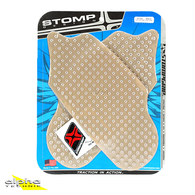 Stompgrip transparente, Volcano, Aprilia RSV1000R, 1999-2003, RST1000 Mille Futura, 2000-2003, Tuono 1000, 2002-2005
