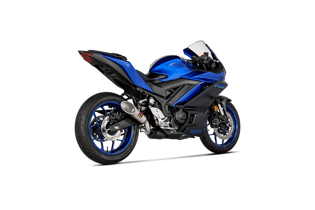 Akrapovic Slip-On-Line (Titanio) para Yamaha R3 / MT-03 a partir del año de modelo 2022-