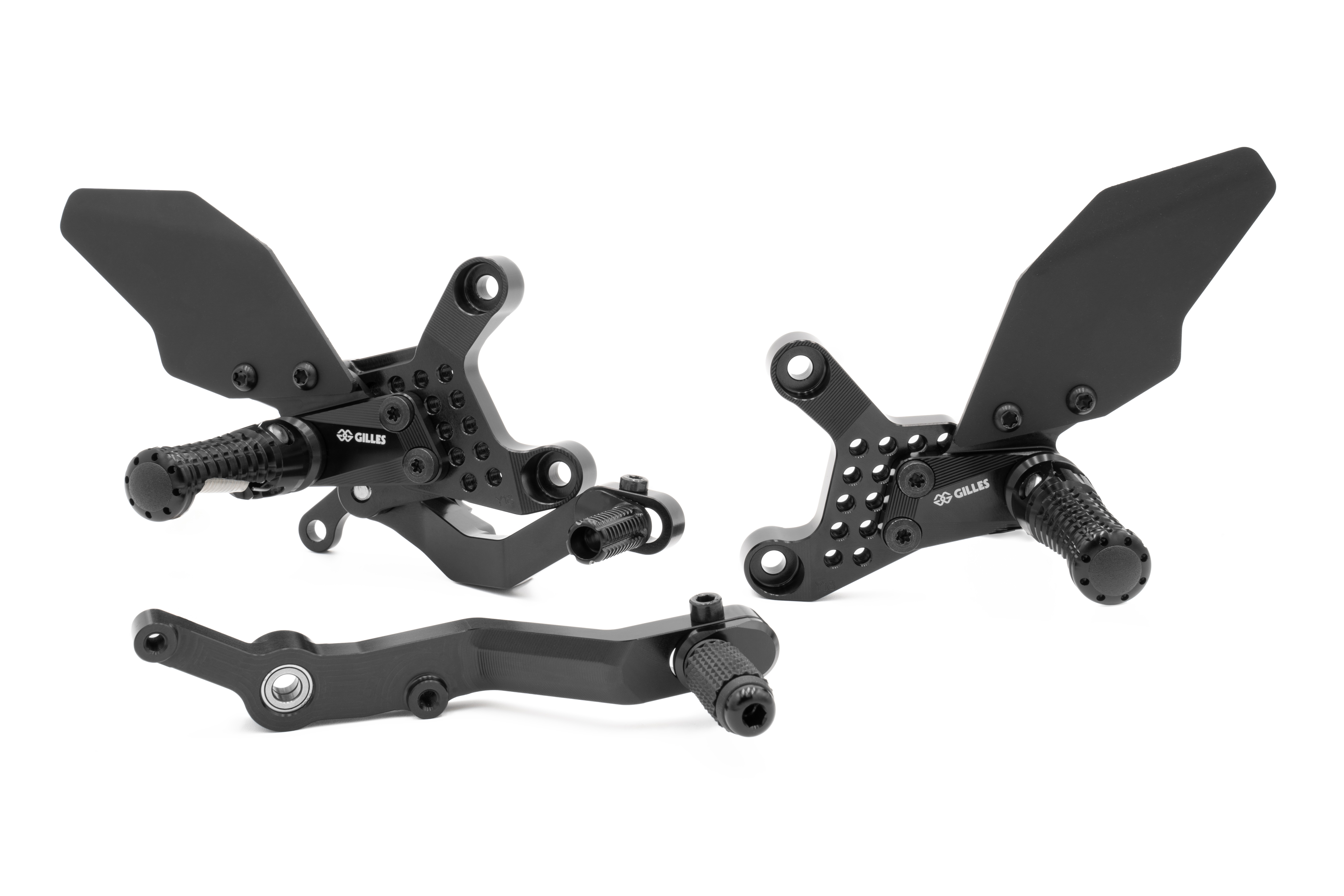 GILLES AS31GT3 reposapiésenanlage negro para Yamaha R9, Tipo RNA3, RNA4, RNA5, 2025-