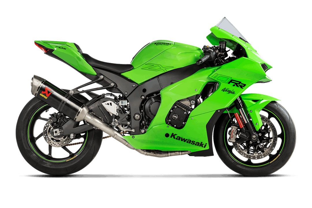 Akrapovic Evolution Line (Carbon) sistema de escape para Kawasaki Ninja ZX-10R y ZX-10RR a partir del año de modelo 2021-