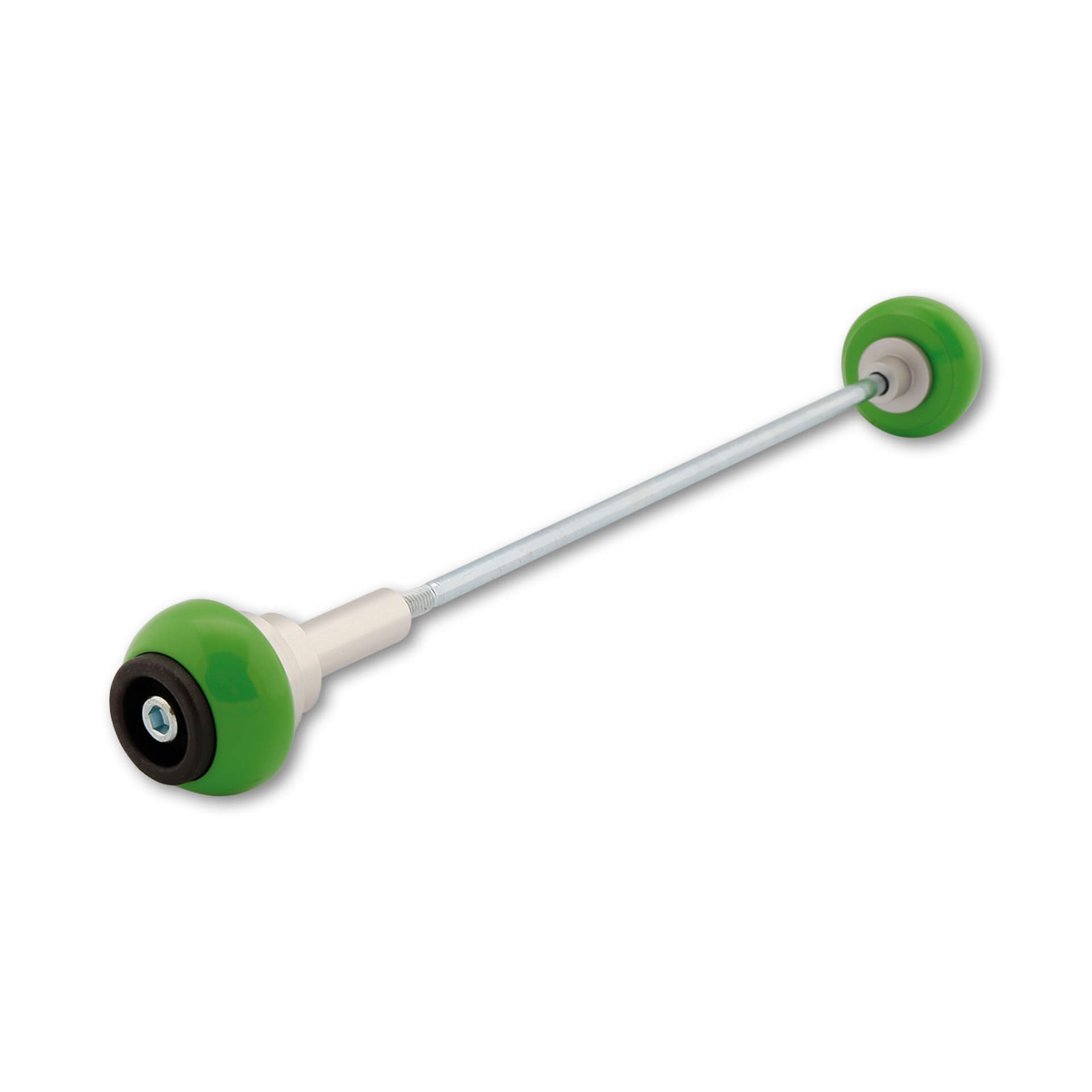 LSL Protectores de Eje Classic, para varias Kawasaki, verde, Eje Trasero