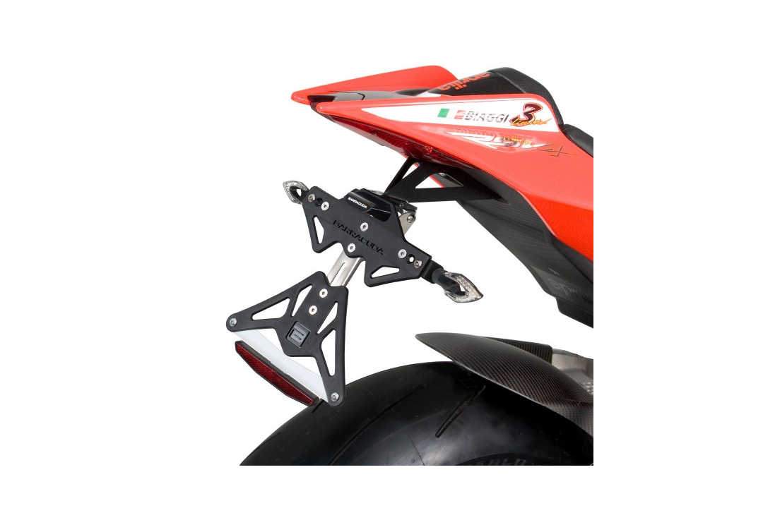 Soporte de Matrícula Barracuda para Aprilia RSV4 Tuono V4