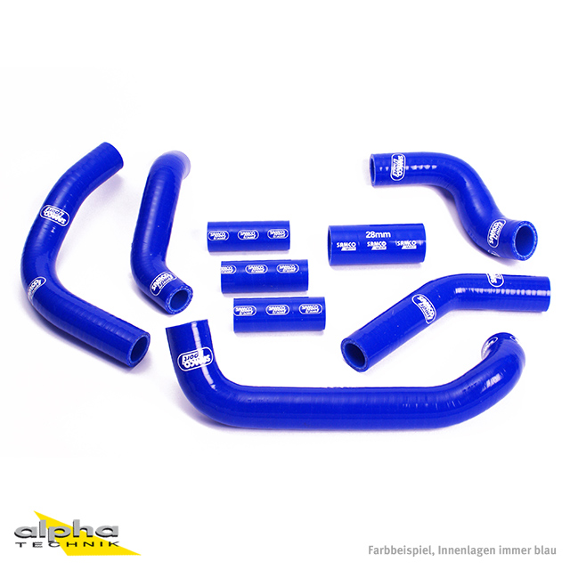 Kit de mangueras de silicona SAMCO SPORT azul para Suzuki GSXR750W, GSXR1100W modelos 1992-1998