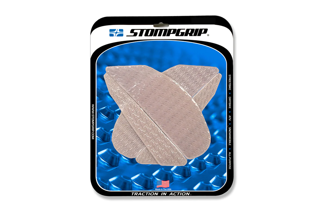 Stompgrip transparente, Icon, para Kawasaki Z800, 2013-2016