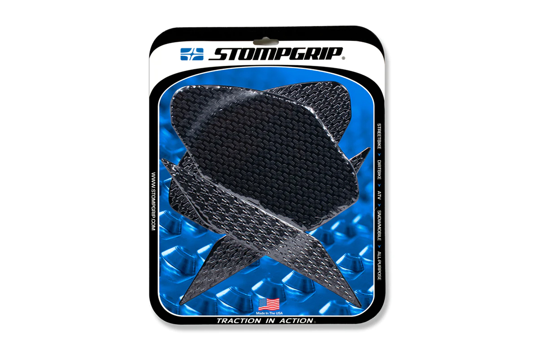 Stompgrip negro, Icon, para Kawasaki Ninja 400, 2018-2024