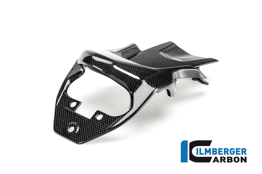 Soporte de matrícula de carbono Ilmberger brillante