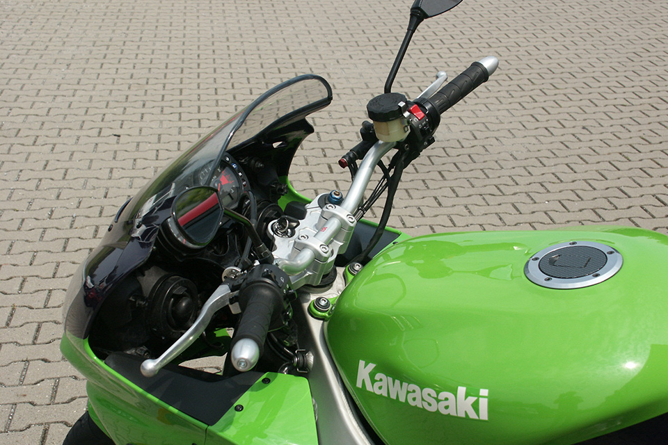 Kit Superbike LSL con certificado de piezas para Kawasaki ZX-9R, Tipo ZX900C, 1998-1999, plata, (Tipo G)