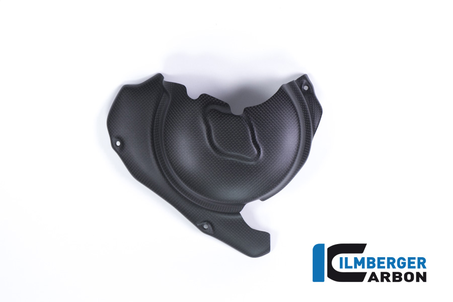 Cubierta de tapa de motor Ilmberger Carbono lado izquierdo, mate Ducati Monster 1200, 1200S 2017-