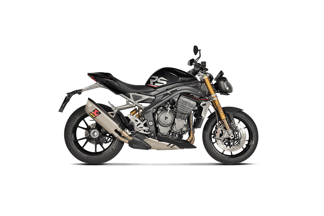 Akrapovic Slip-On Line (Titanium) sistema de escape para Triumph Speed Triple 1200 RS / RR, a partir del año de modelo 2022-