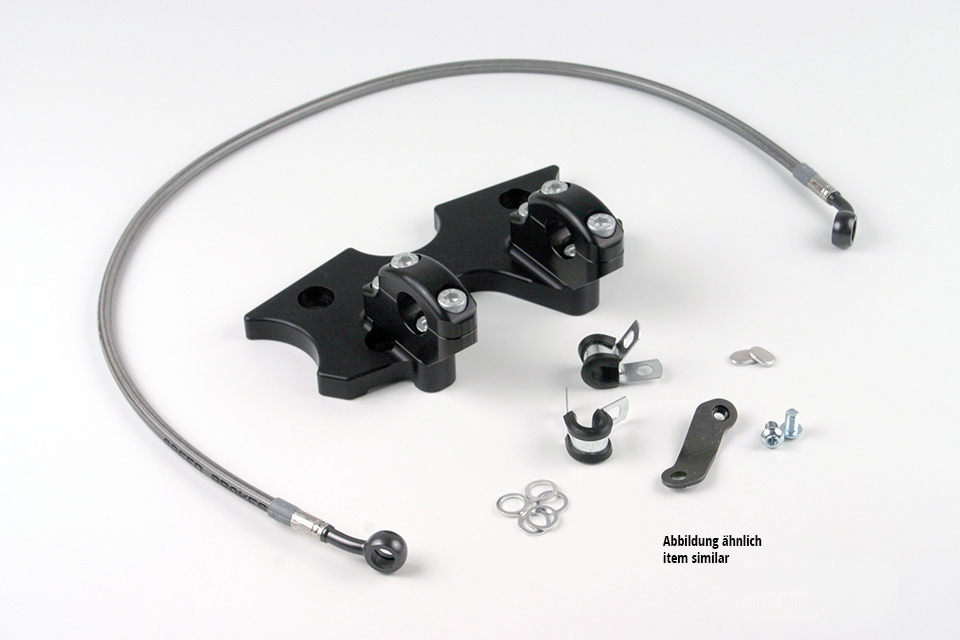 Kit Superbike LSL con informe técnico de componentes para Kawasaki ZX-6R, Tipo ZX600A, 1998-1999, plata, (Tipo A)