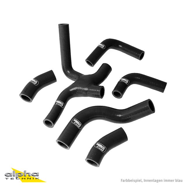 Kit de mangueras de silicona SAMCO SPORT negro para Ducati 851 888 año del modelo 1987-1991