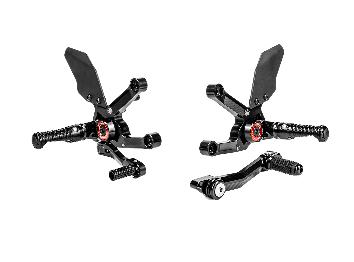 GILLES MUE2 reposapiésenanlage para Triumph Speed Triple RR/RS Año del modelo 2022-