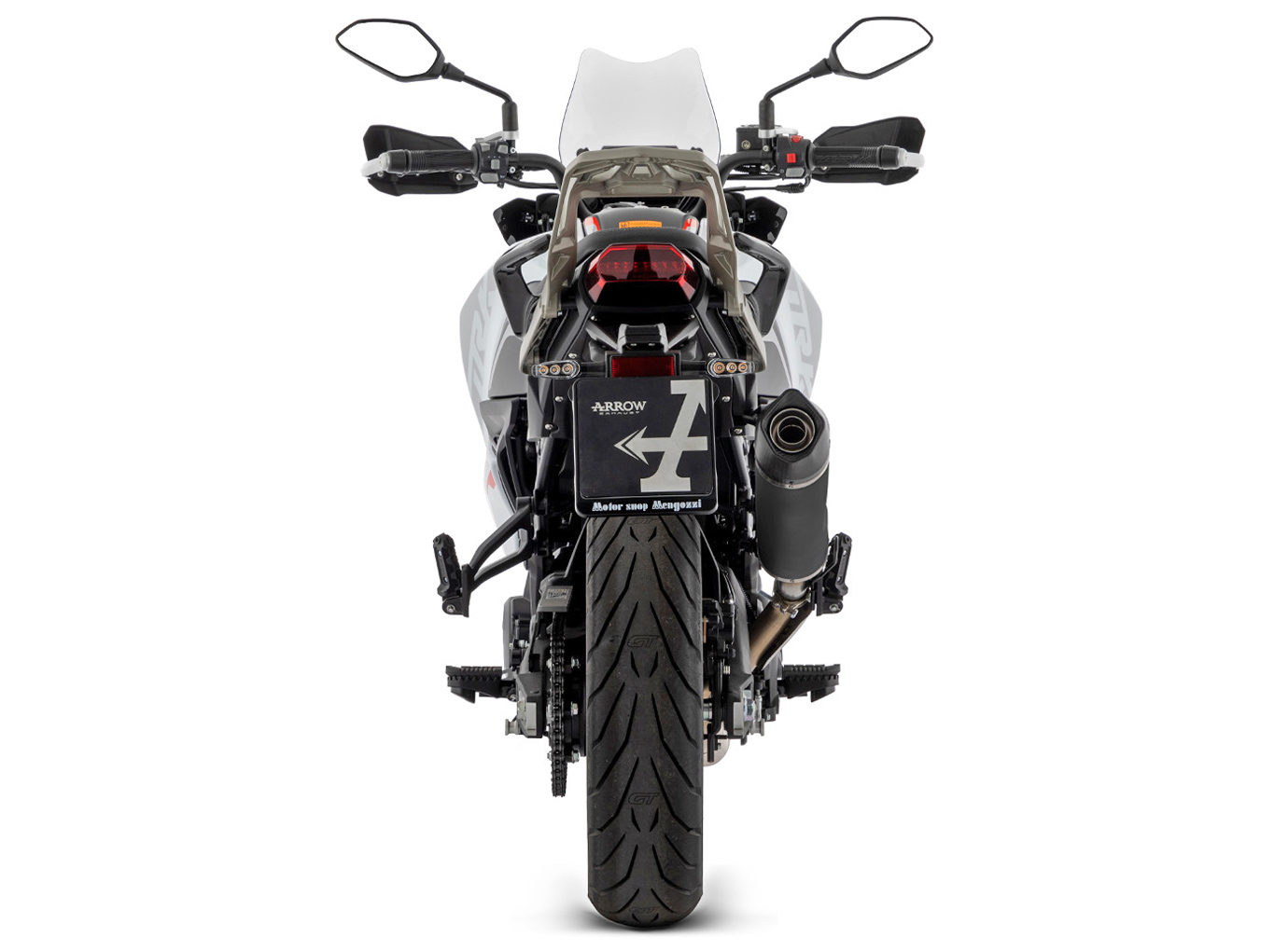 ARROW Escape INDY RACE EVO Aluminio DARK para Benelli TRK 702 / 702 X Año modelo 2023-