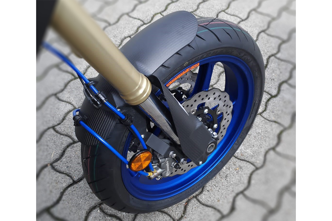 OZ Piega Kit de conversion llantas 17" forjadas en aluminio Yamaha Tenere 700, azul mate, a partir de 2019
