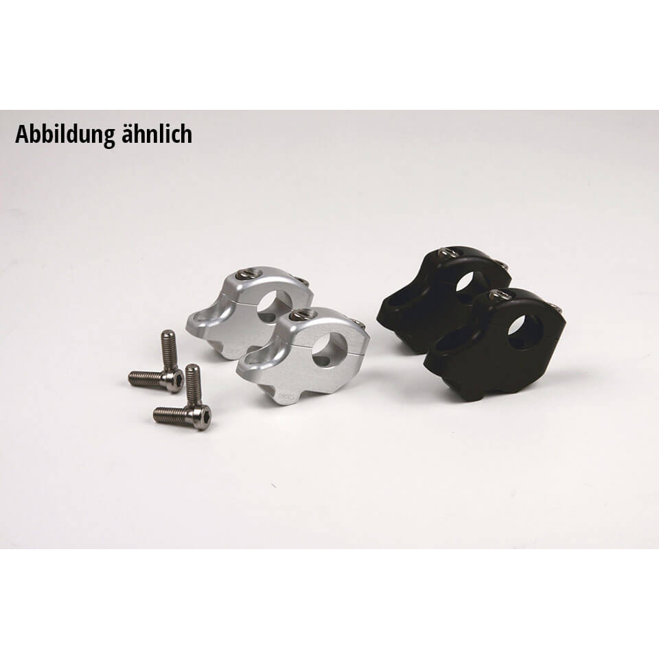 Abrazadera de manillar LSL 22 para BMW R1200R, negro