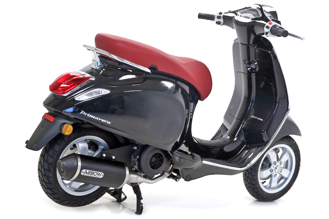 ARROW Silenciador DARK URBAN para Vespa Primavera I-GET 125 año modelo 2017-