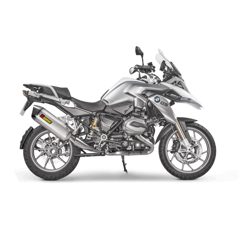 Colector opcional (titanio) Akrapovic sistema de escape para BMW R1200GS año del modelo 2013-2018 R1200GS Adventure 2014-2018