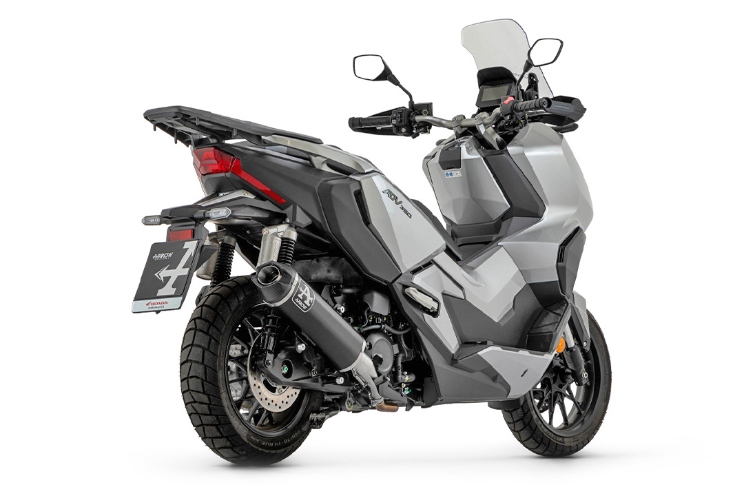 ARROW Escape DARK INDY RACE para Honda ADV 350 desde 2022-