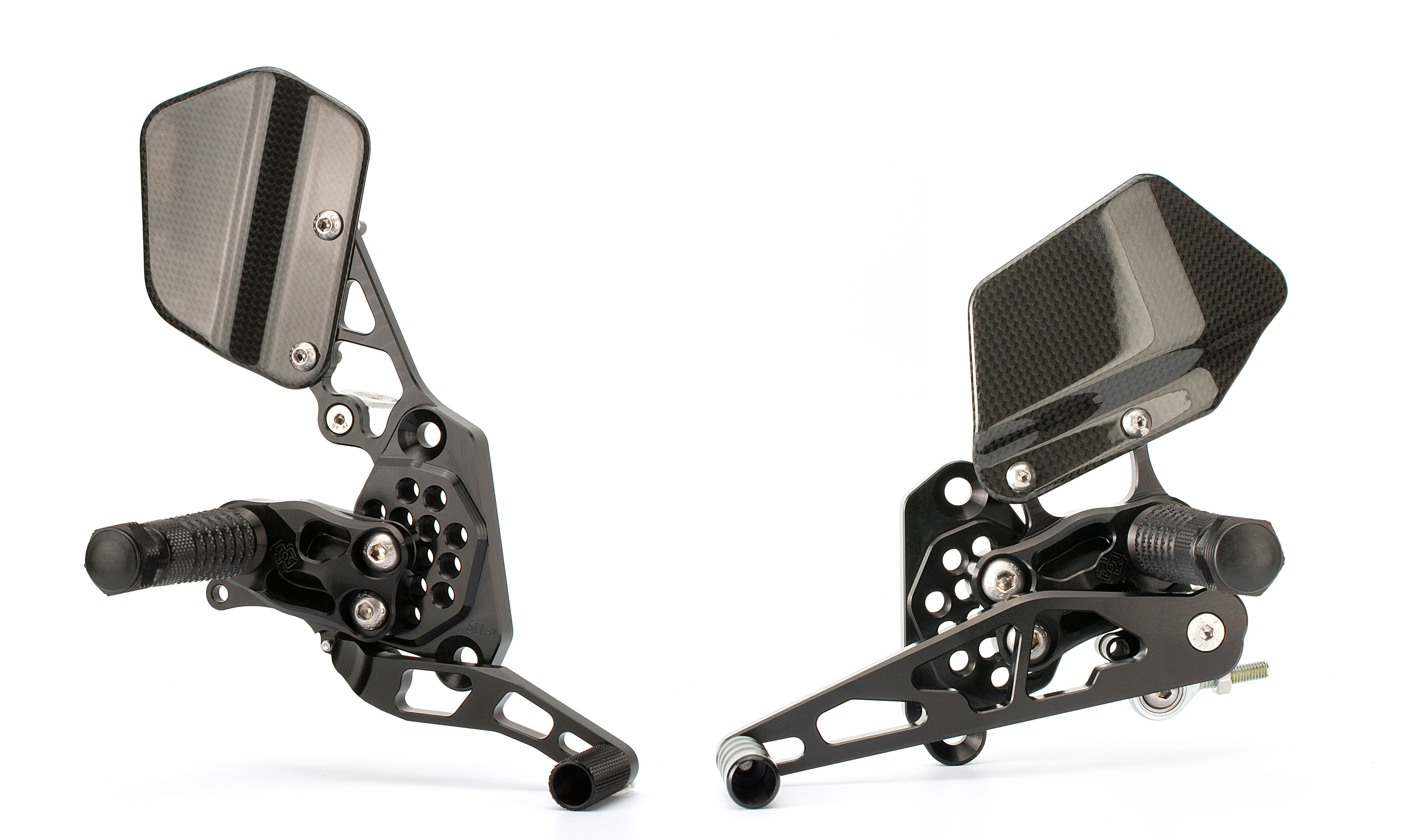 GILLES AS31GT Sistema de estriberas reposapiés para Ducati 749/999 negro