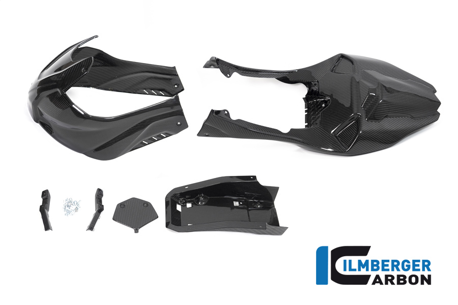 Carenado trasero monoplaza Ilmberger de carbono, Carbono