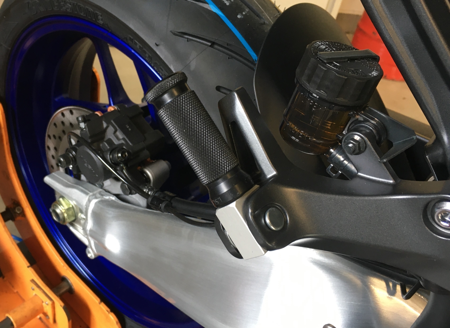 Estriberas Racing LSL, de repuesto, longitud 72 mm, negras