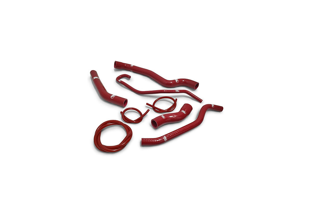 Kit de mangueras de silicona SAMCO SPORT rojo víbora para Yamaha FZ8 Fazer, años de modelo 2010-20142107100895