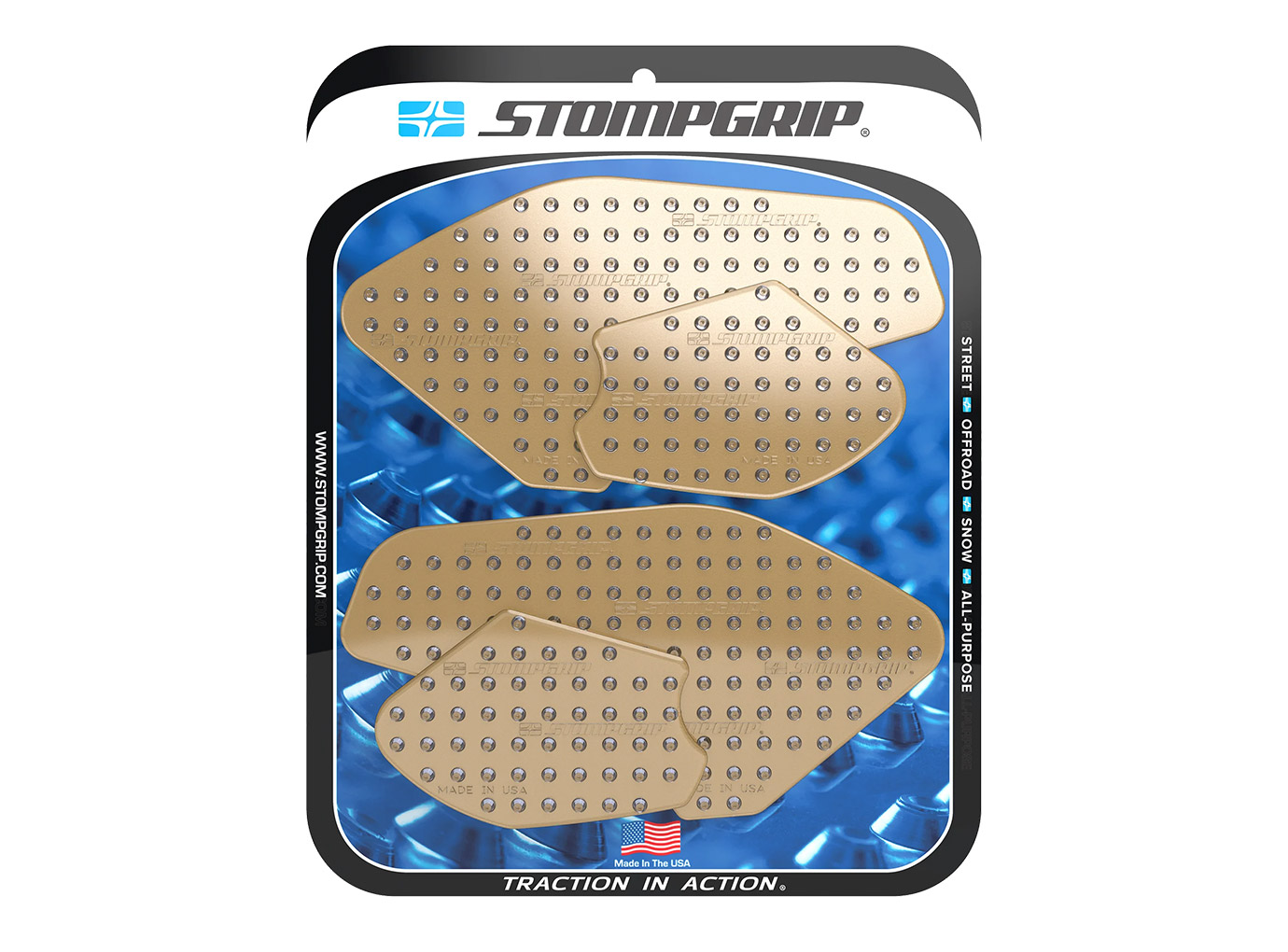 Stompgrip depósito de gasolina Pad transparente, Volcano, para Yamaha MT-07, 2022-2025