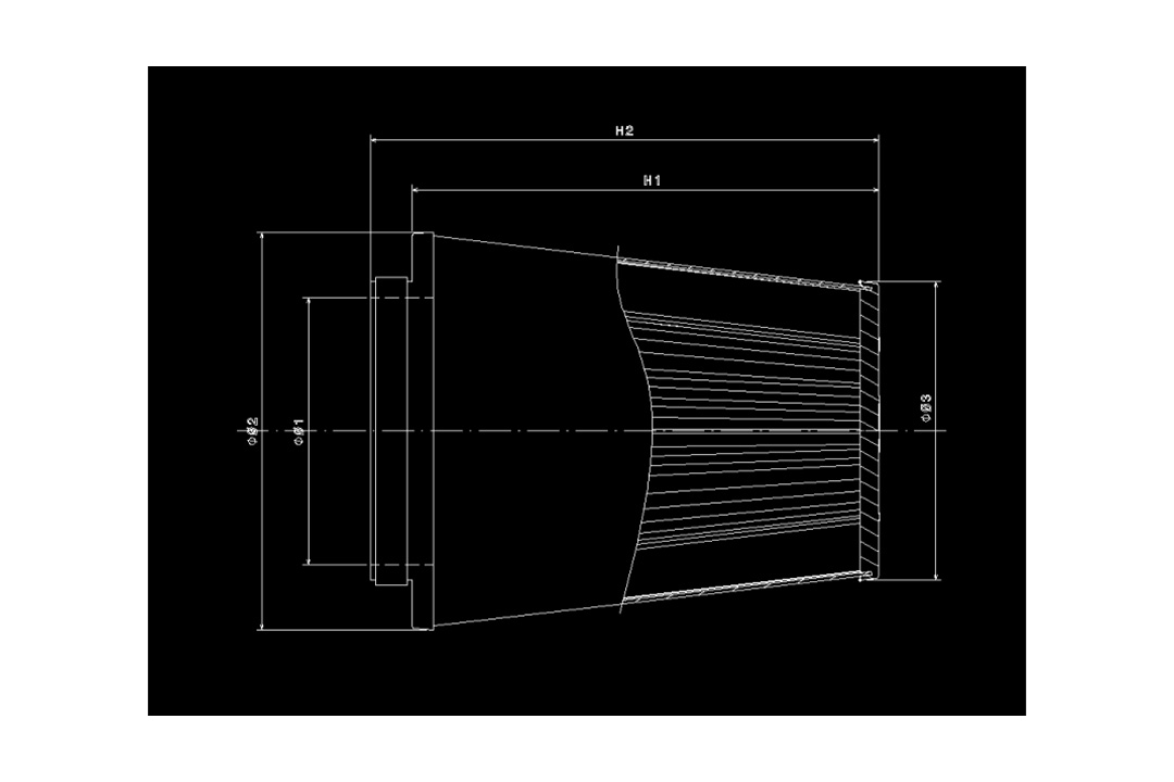 BMC Filtro de aire deportivo universal cónico FBSA00008