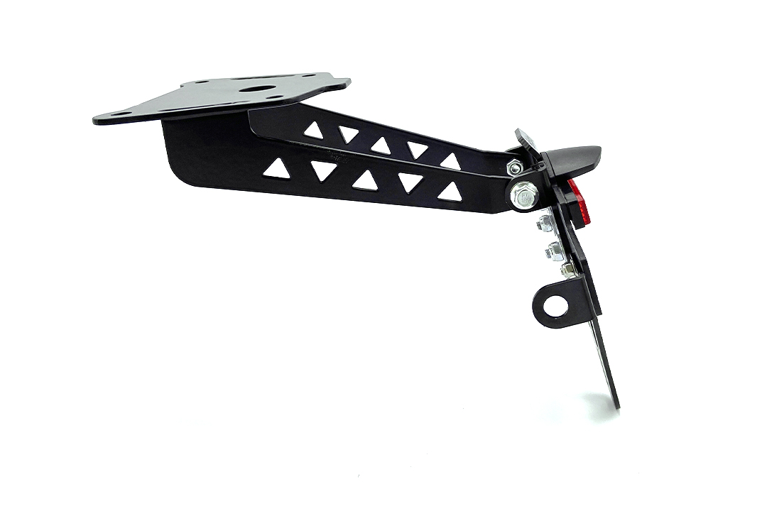 Soporte de matrícula alpha Technik para Kawasaki Z900RS Cafe, Tipo ZR900C / ZR900K / ZR902A, a partir del año de modelo 2018-