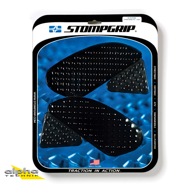 Stompgrip negro, Volcano, para Honda CBR250R, 2015 y CBR300R, 2015-2025