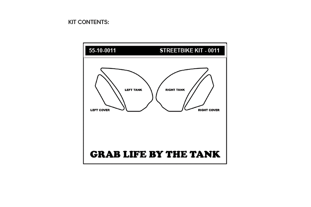 Stompgrip híbrido, Volcano, para Yamaha FZ8 2011-2013, FZ8 Fazer 2011-2015