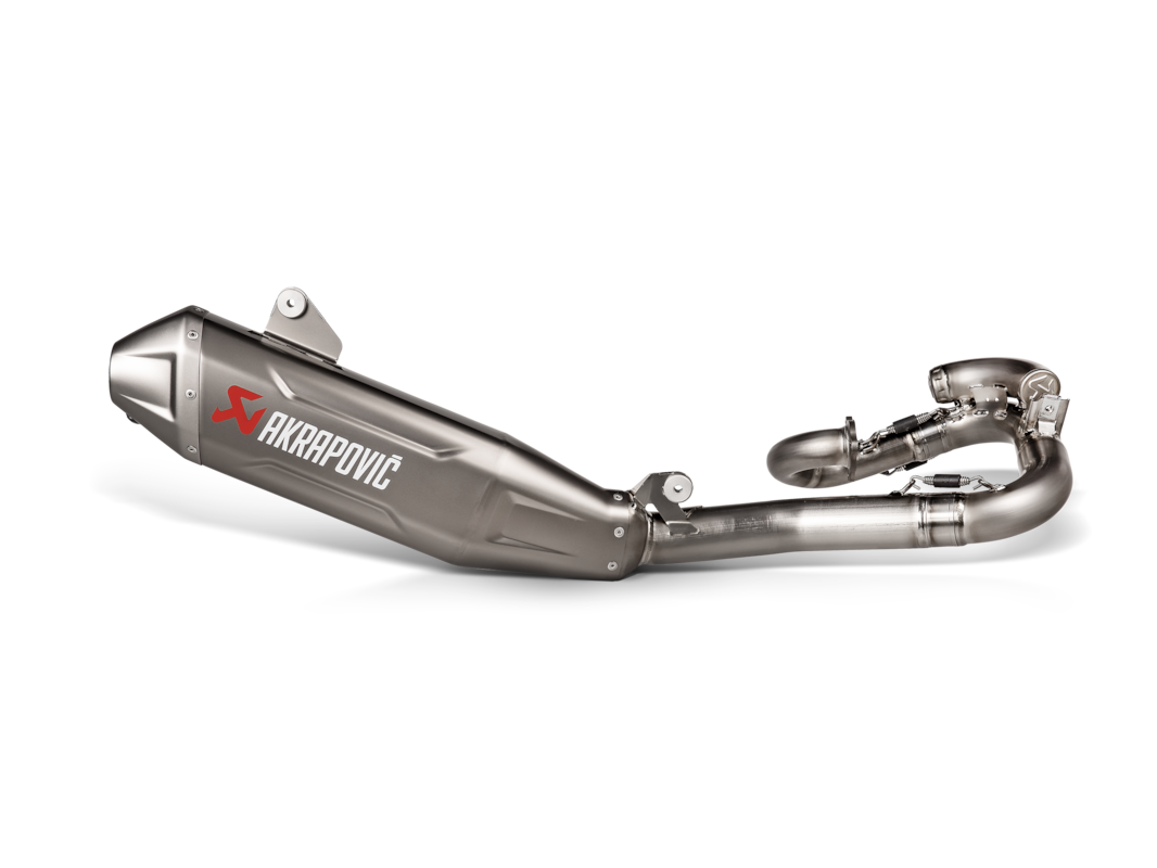 Línea Akrapovic Evolution (Titanio) sistema de escape para Yamaha YZ450F 2026-