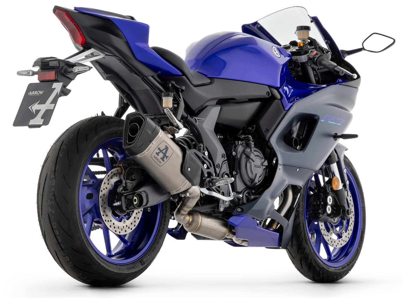ARROW sistema de escape PISTA Titanio para Yamaha R7 año de modelo 2021-