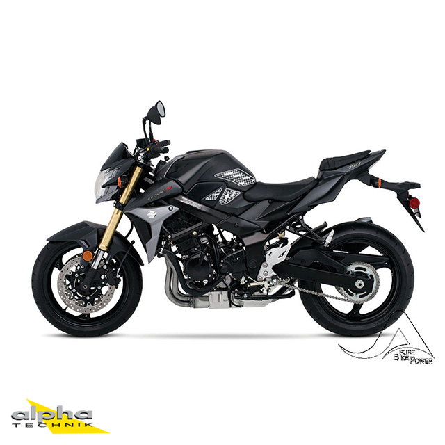 Stompgrip transparente, Volcano, para Suzuki GSR750, 2012-2015, GSX-S 750, 2015-2016