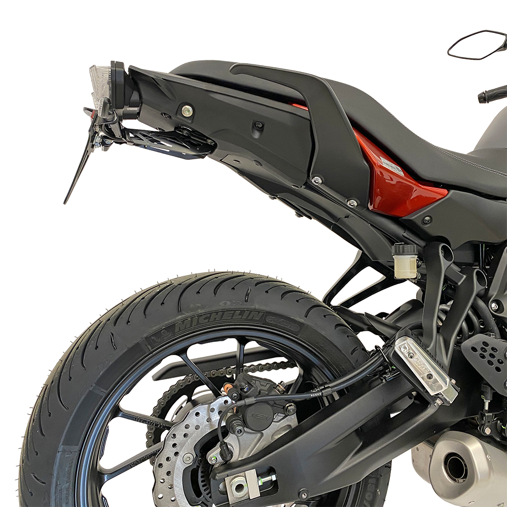 alpha Technik, Soporte de matrícula para Yamaha Tracer 700; TIPO RM30, RM31; Año del modelo 2020-