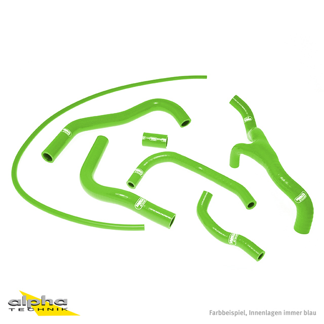 Kit de mangueras de silicona SAMCO SPORT verde para Honda CBR600RR año de modelo 2007-2024