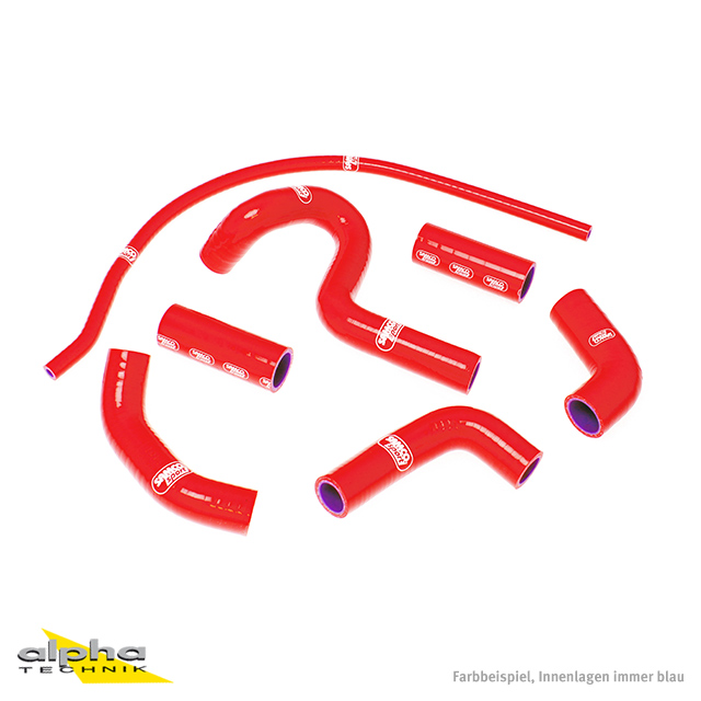 Kit de mangueras de silicona SAMCO SPORT rojo para Ducati 998S año de modelo 2002-2004
