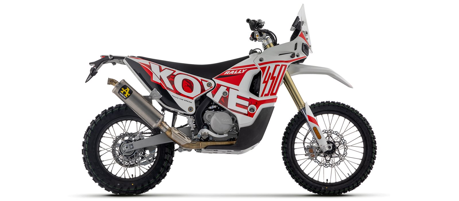 ARROW Escape INDY RACE Titanio para Kove 450 Rally Año del modelo 2023-
