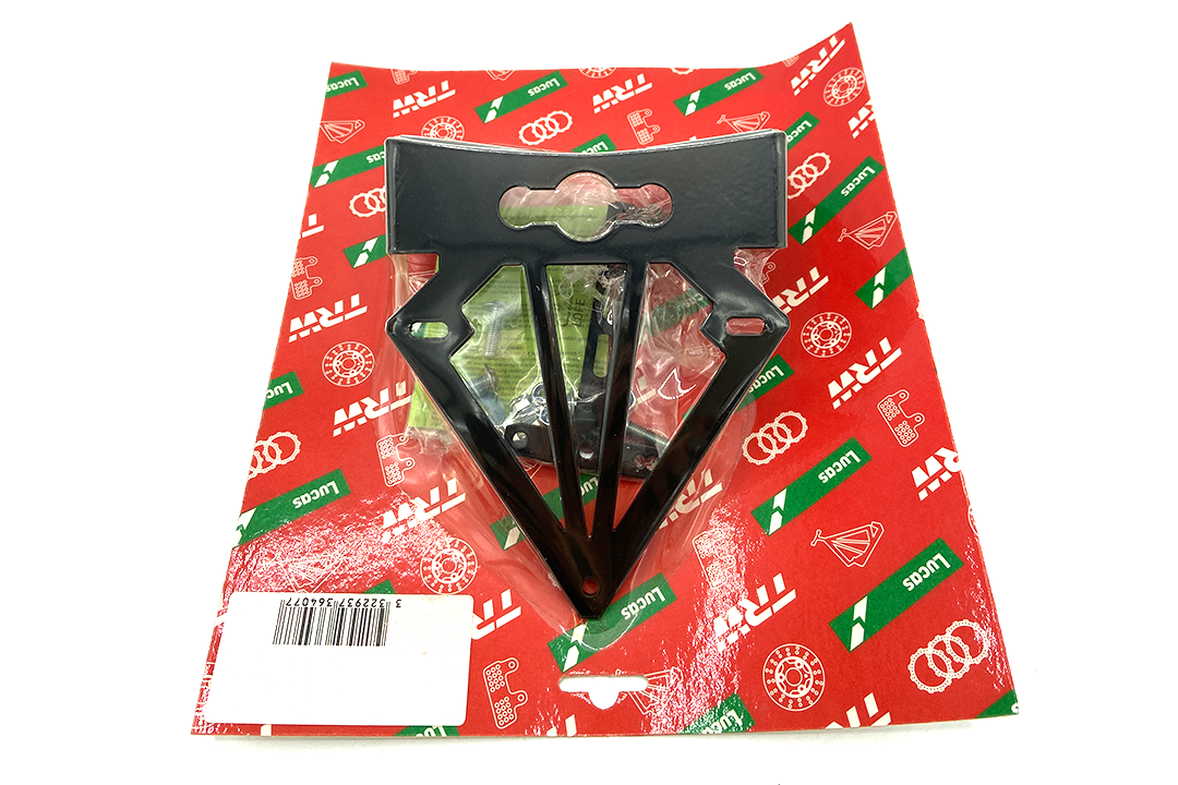 Soporte de matrícula TRW de aluminio negro para Suzuki GSX-R 1000 año 2003-2004