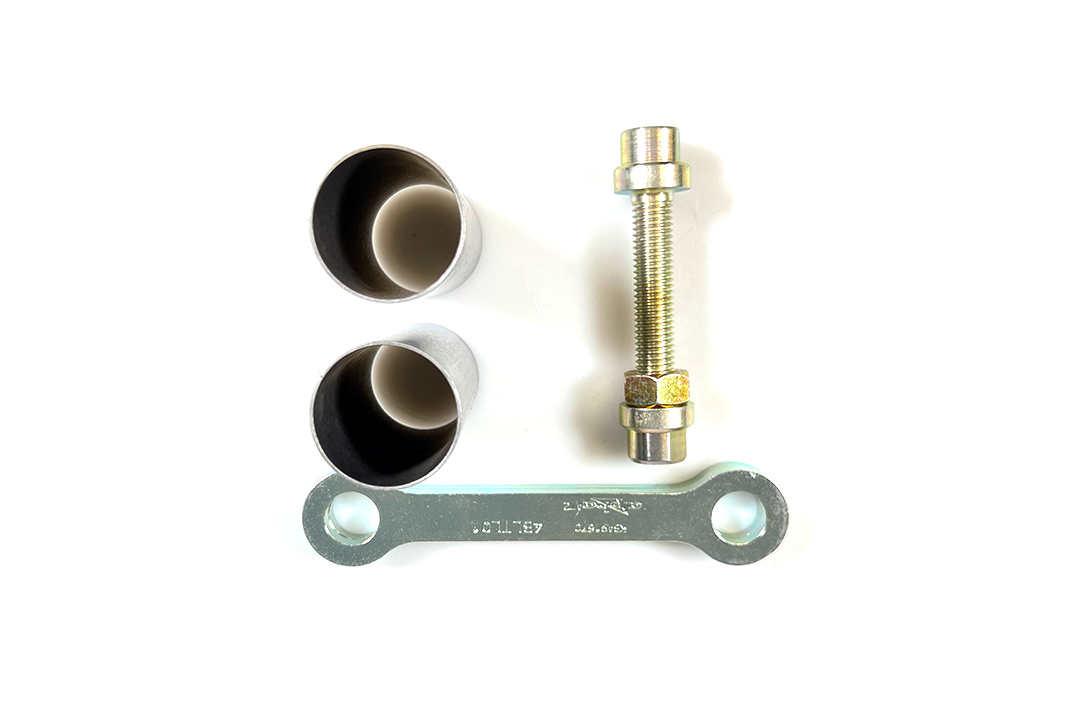 Kit de reducción de altura alpha Technik 50 mm para Yamaha DT125R,X; Tipo DE06; Año del modelo 2004-