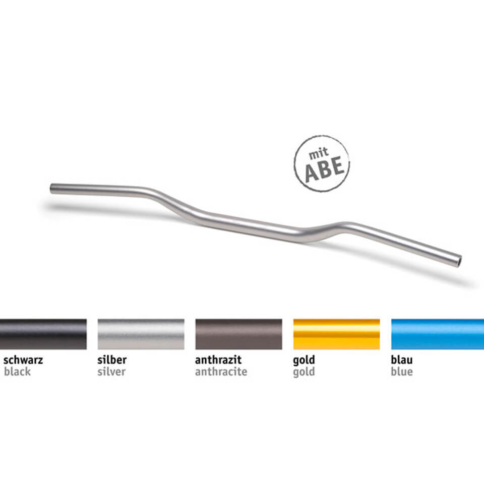 Barra Transversal LSL X-Bar Alu-manillar X00, 1 1/8 pulgadas, antracita
