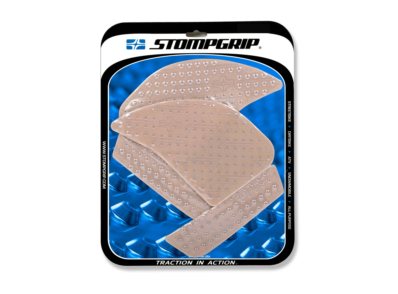 Stompgrip depósito de gasolina Pad, transparente, Volcano para Kawasaki Ninja 1000SX, 2020-2025