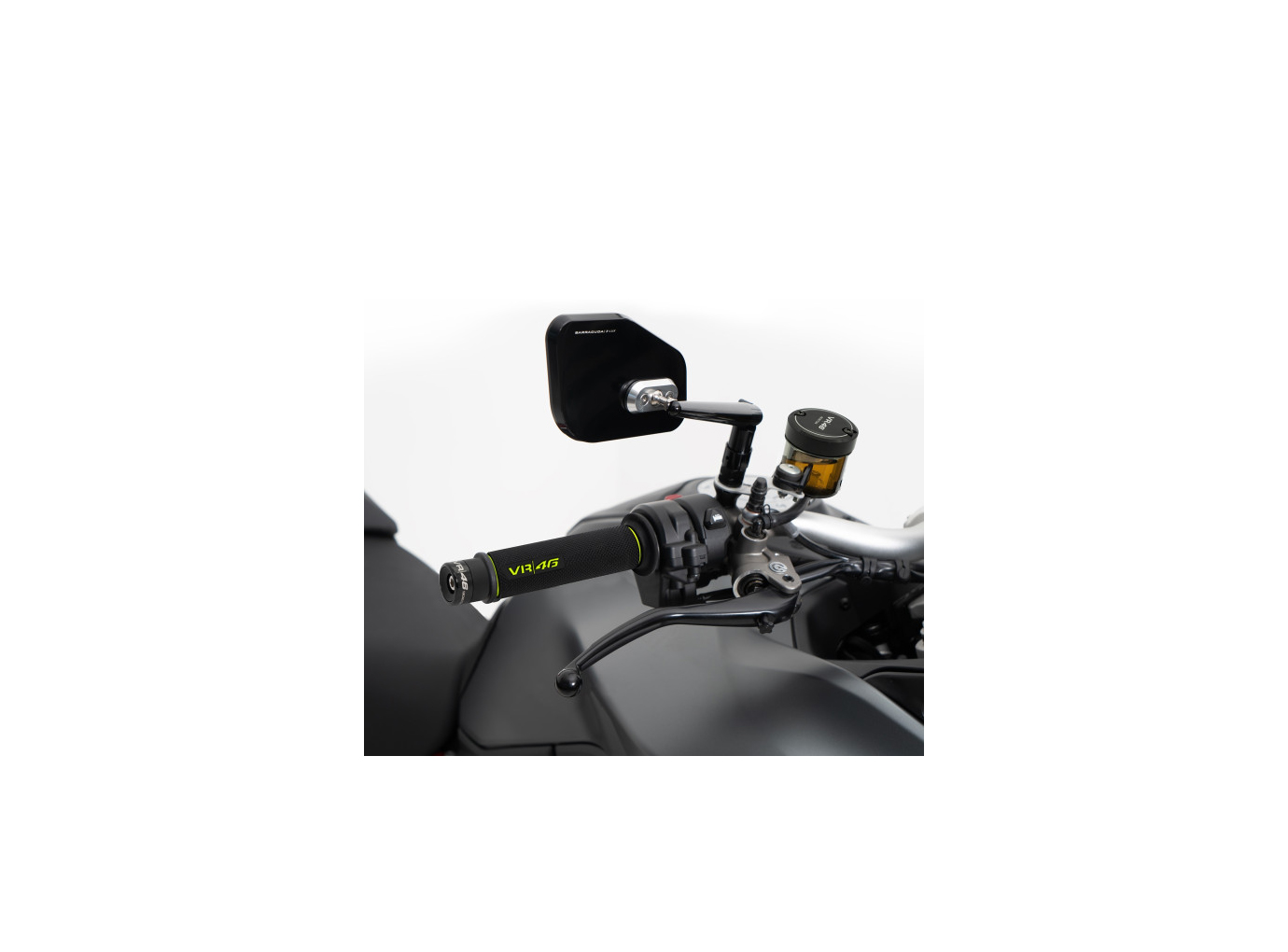 Contrapesos de extremo manillar Barracuda VR|46 universales negros