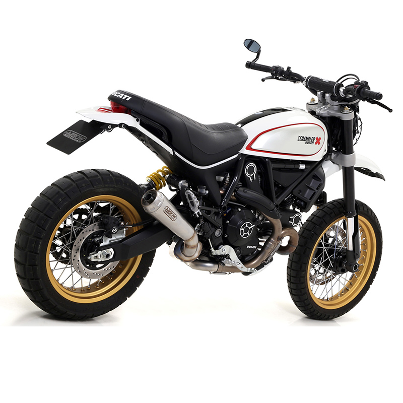 ARROW Escape PRO-RACE para Ducati Scrambler 800 2017-, Titanio
