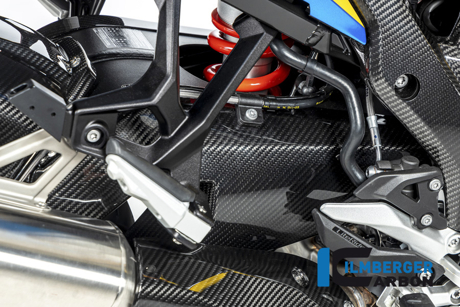 Ilmberger Cubierta de basculante de carbono lado derecho, brillante, BMW S1000XR 2020- M1000XR 2024-