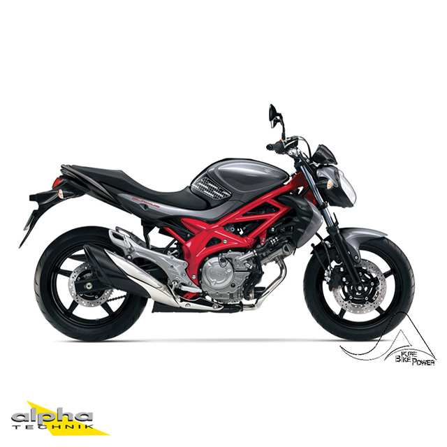 Stompgrip transparente, Volcano, para Suzuki SFV650 Gladius, 2009-2015