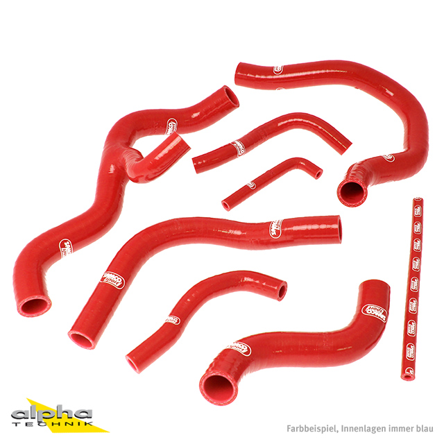 SAMCO SPORT Kit de mangueras de silicona rojo para Honda CB600F Hornet año del modelo 2007-2014
